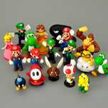 Figuras de coleção de Super Mario bros de 13cm