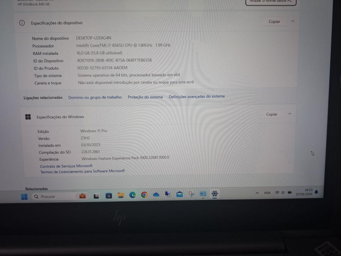 Vendo Portatil - Usado em bom estado