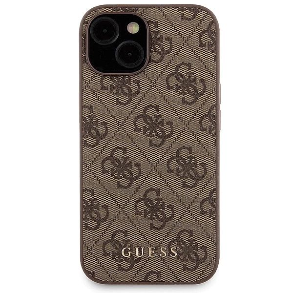 Zestaw etui Guess 4G Metal Logo na iPhone 15 + powerbank 5000mAh MagSa
