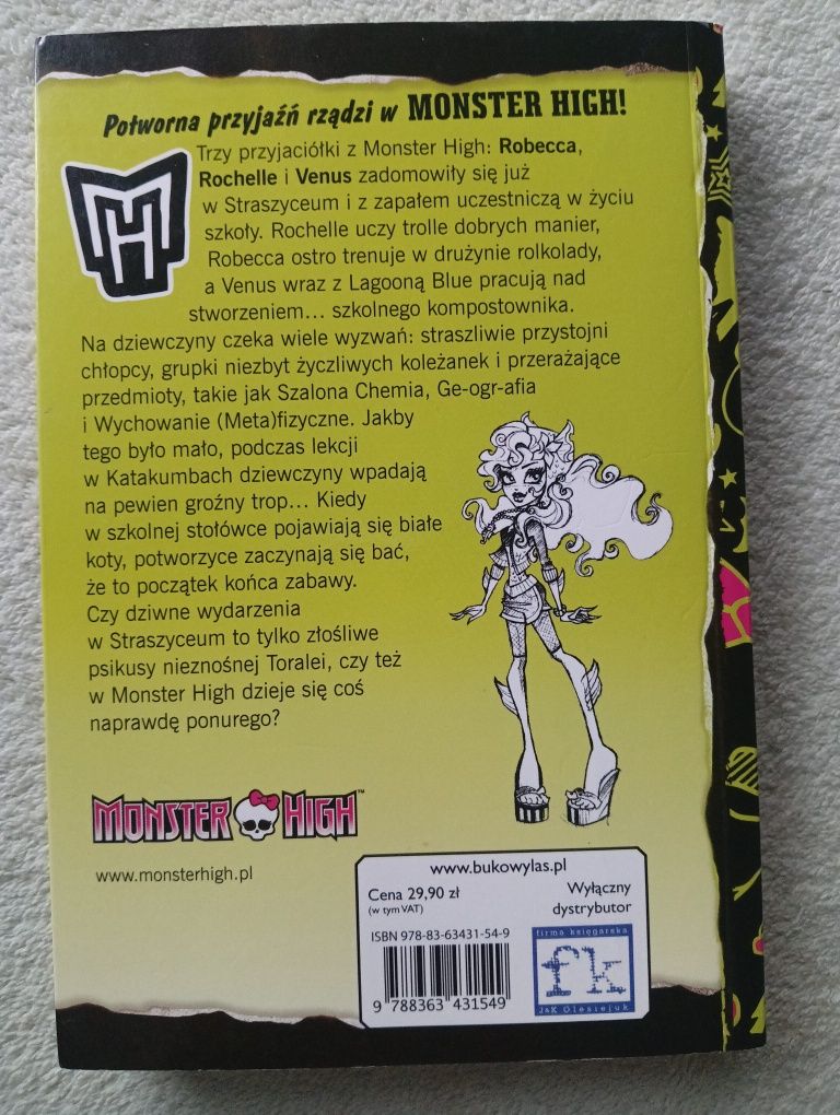 Książka Monster High "Przyjaciółki i niezła heca"