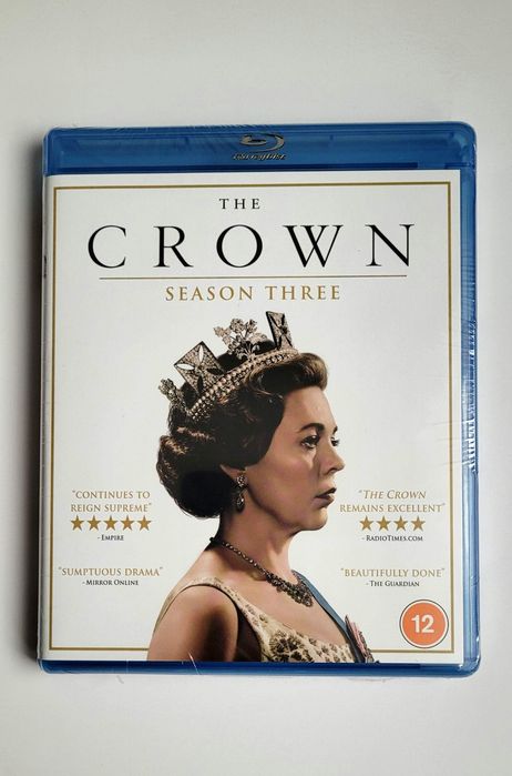 4x blu-ray The Crown sezon 3 / FOLIA / napisy PL