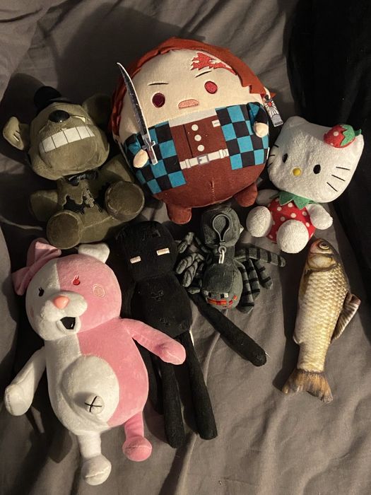 Плюші Мʼягкі Іграшки FNAF Minecraft Hello Kitty