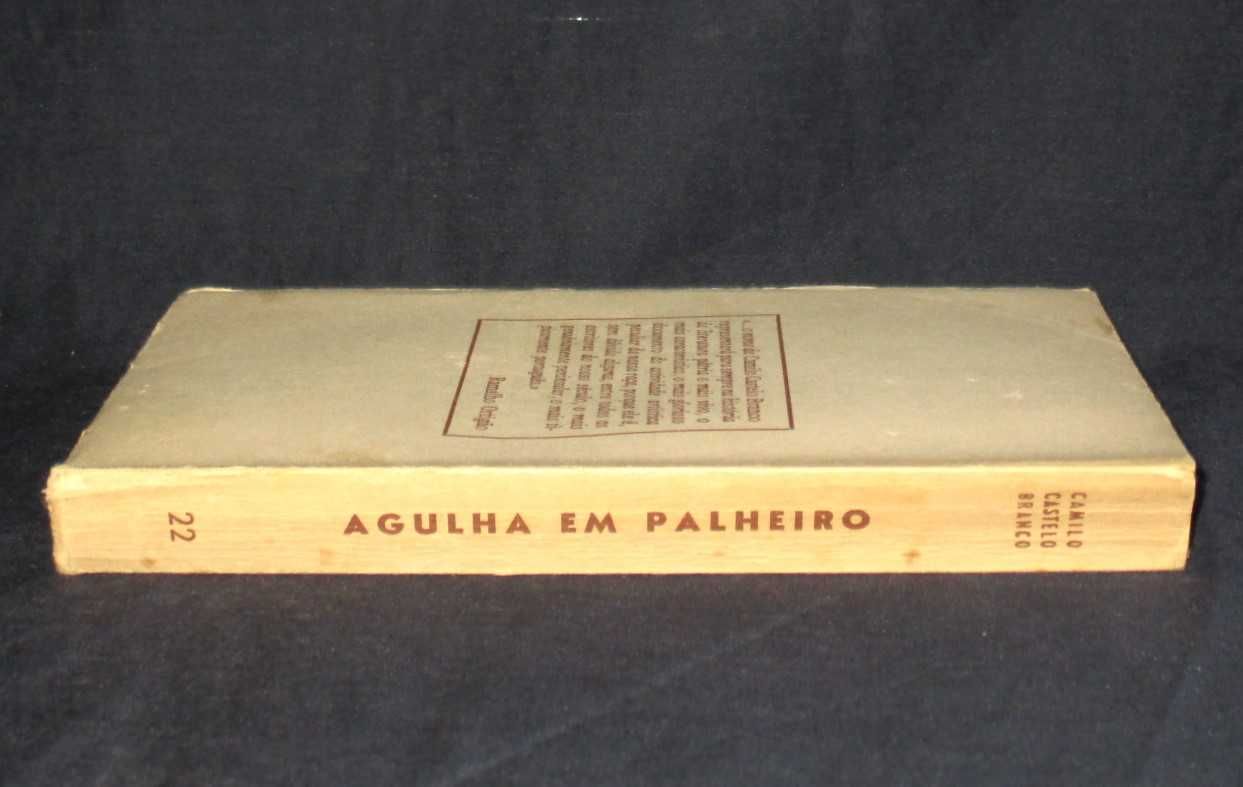 Livro Agulha em palheiro Camilo Castelo Branco