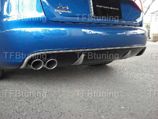 Dyfuzor zderzaka tył ver 6 Audi A4 B8 TFB TUNING