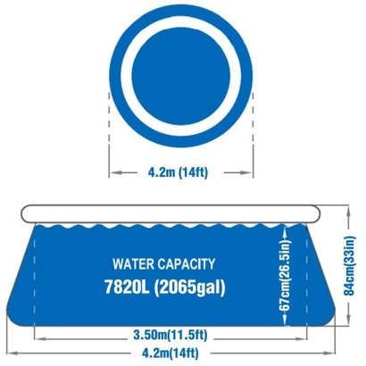 Basen 7820 l Avenli + pompa filtrująca nowy