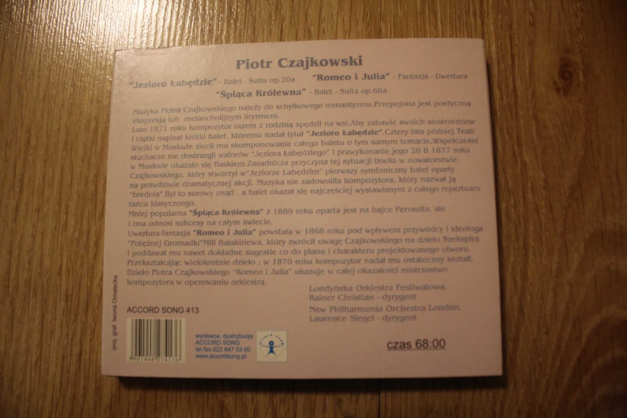 Płyta CD z operami Piotra Czajkowskiego