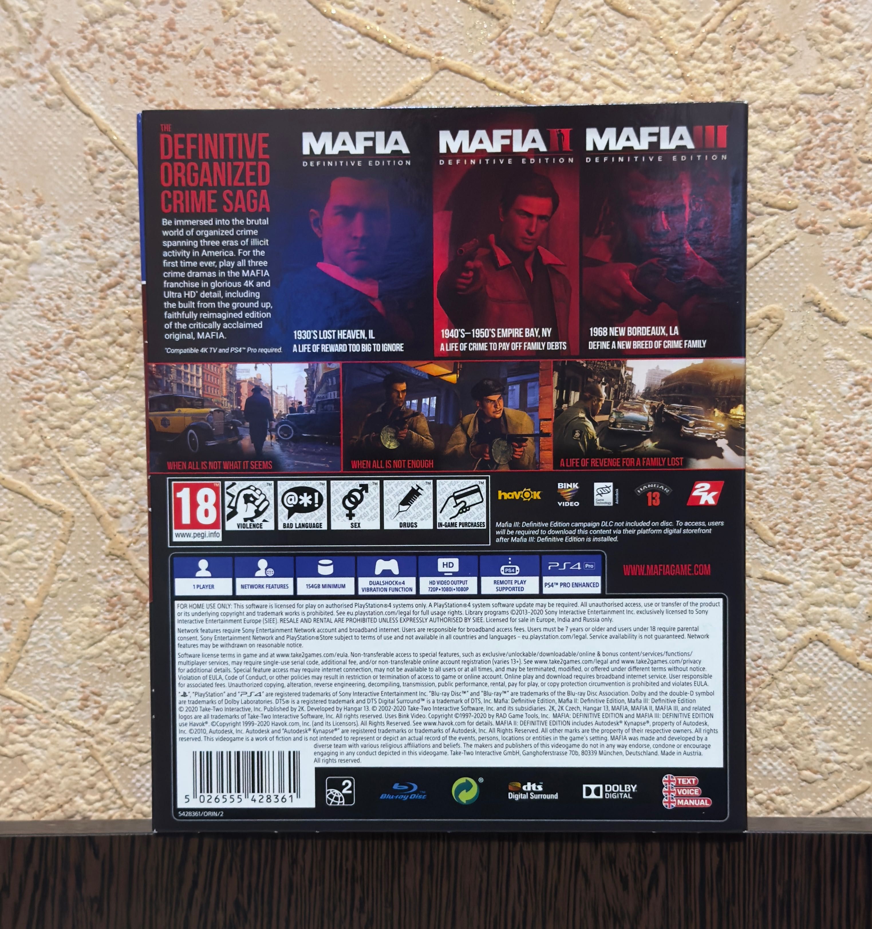 Mafia Trilogy: Definitive Edition