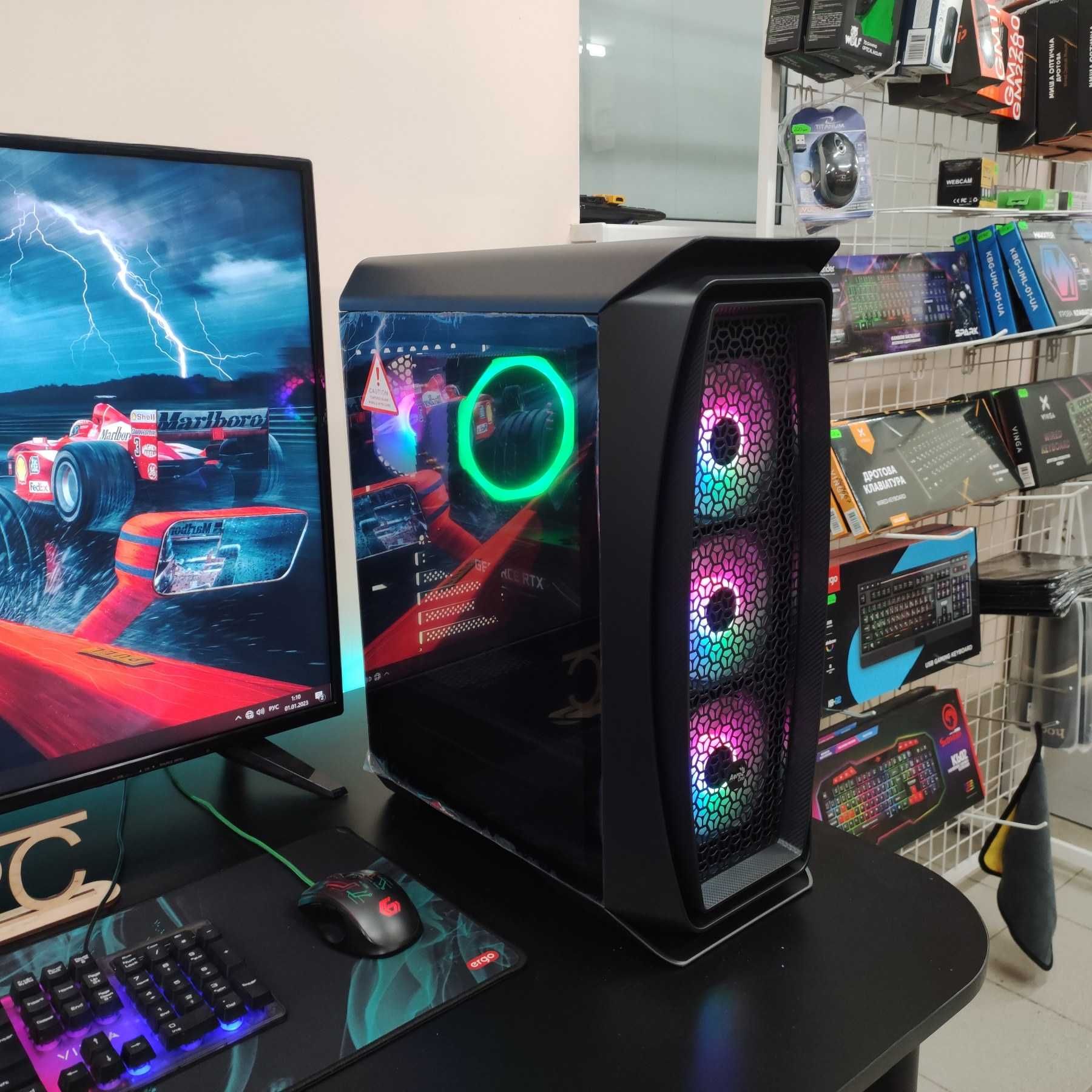 Компютер Новый Ryzen 5 5500, 16GB DDR4, Gainward RTX 3070, SSD 512GB