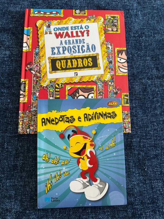 Conjunto - Anedotas e Adivinhas + Onde está o Wally? Grande exposição