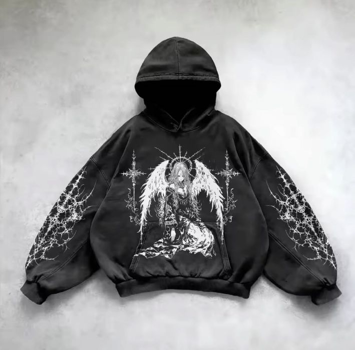 Худі з янголом hoodie худи opium