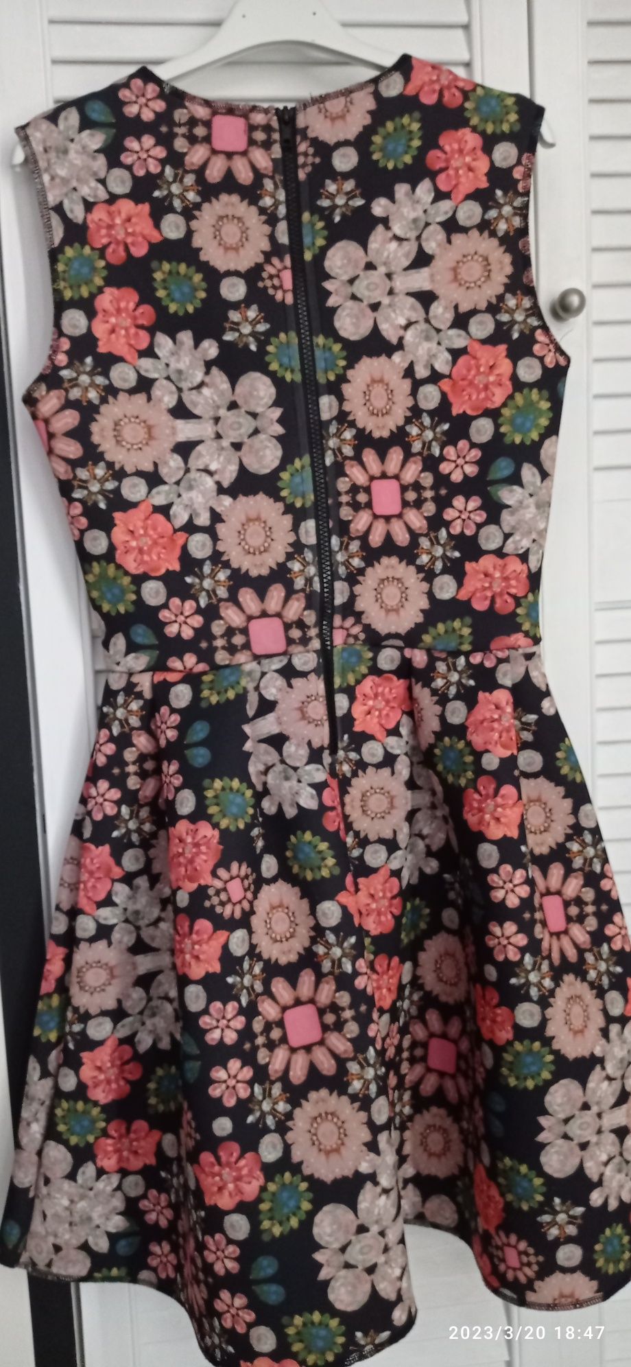 Sukienka H&M rozkloszowana S 36