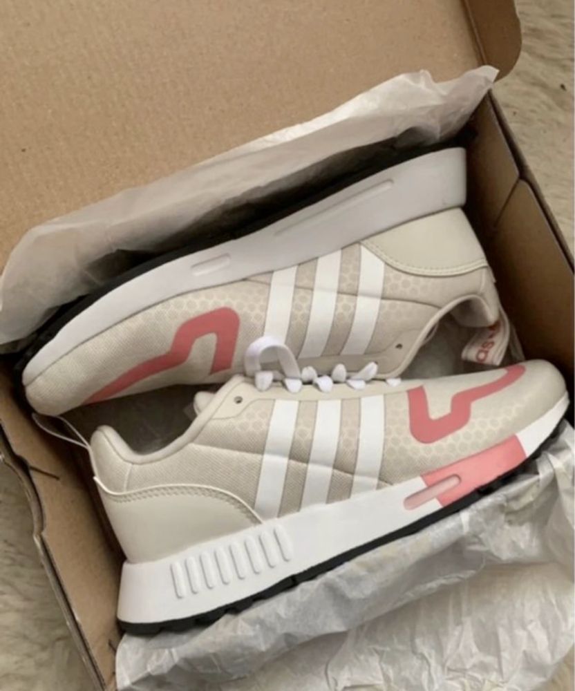 Adidasy beżowe nude cieliste adidas smooth runner 25 cm różowe 38 2/3