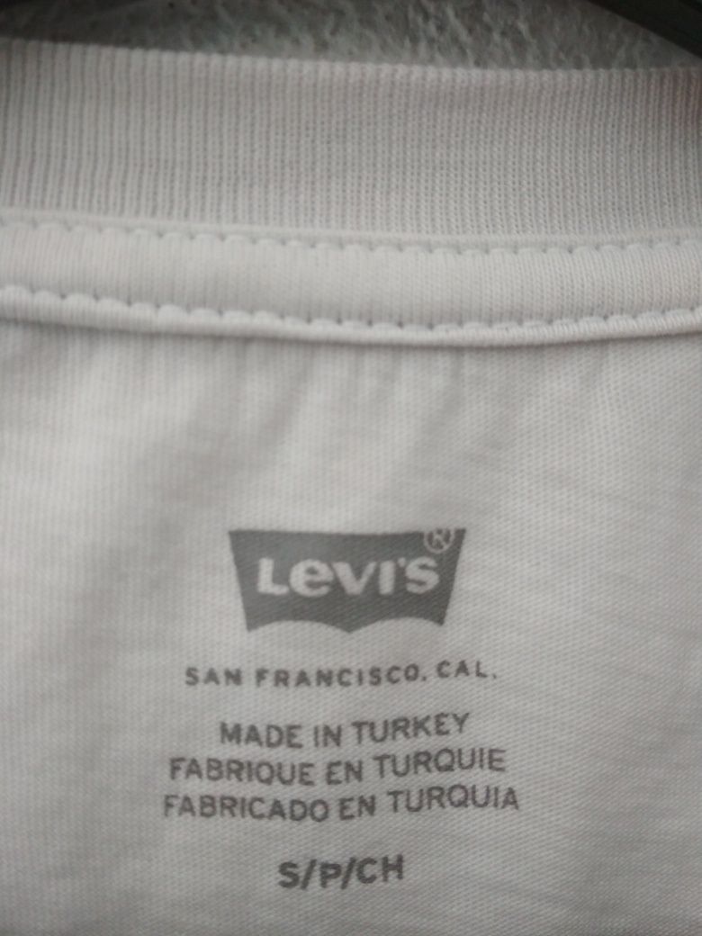 Levi's Levis t-shirt biała koszulka S