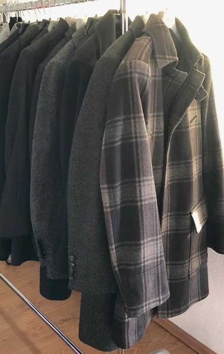 Płaszcz  męski wełniany włoski Cinque