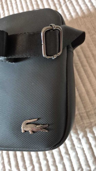 Bolsa / Mala a Tiracolo LACOSTE Preta - nova