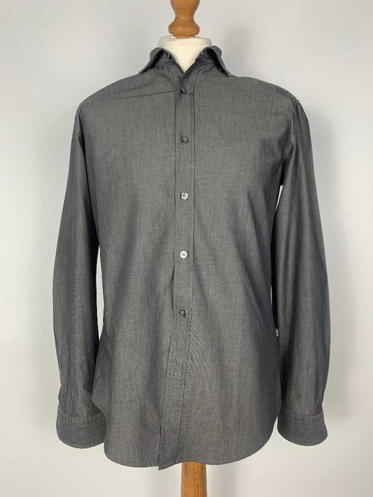 Koszula Hugo Boss L slim fit 100% bawełna elegancka smart casual