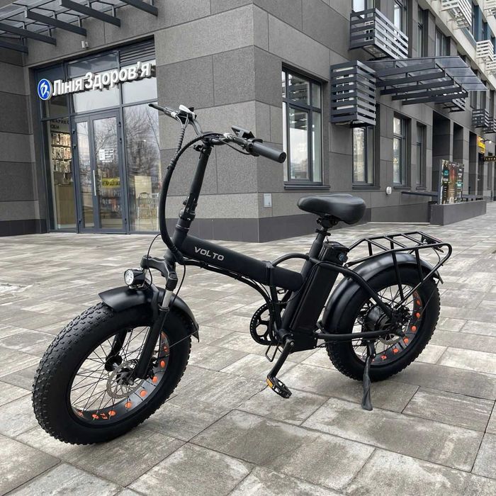 Електровелосипед VOLTO Flex 20" Elite Lux 800W 24Ah PAS, Чорний