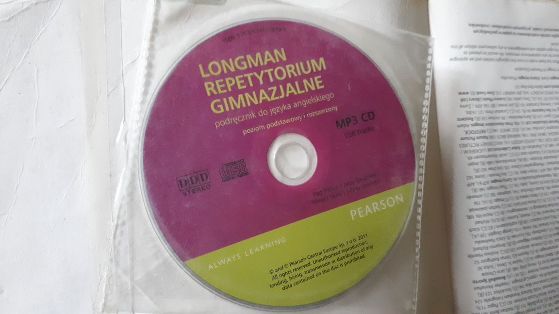 Stan;Bardzo dobry "Podręcznik Longman Repetytorium gimnazjalne +CD