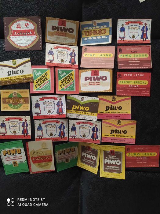 Browar Zaczernie  - zestaw 26 szt etykiet na piwo