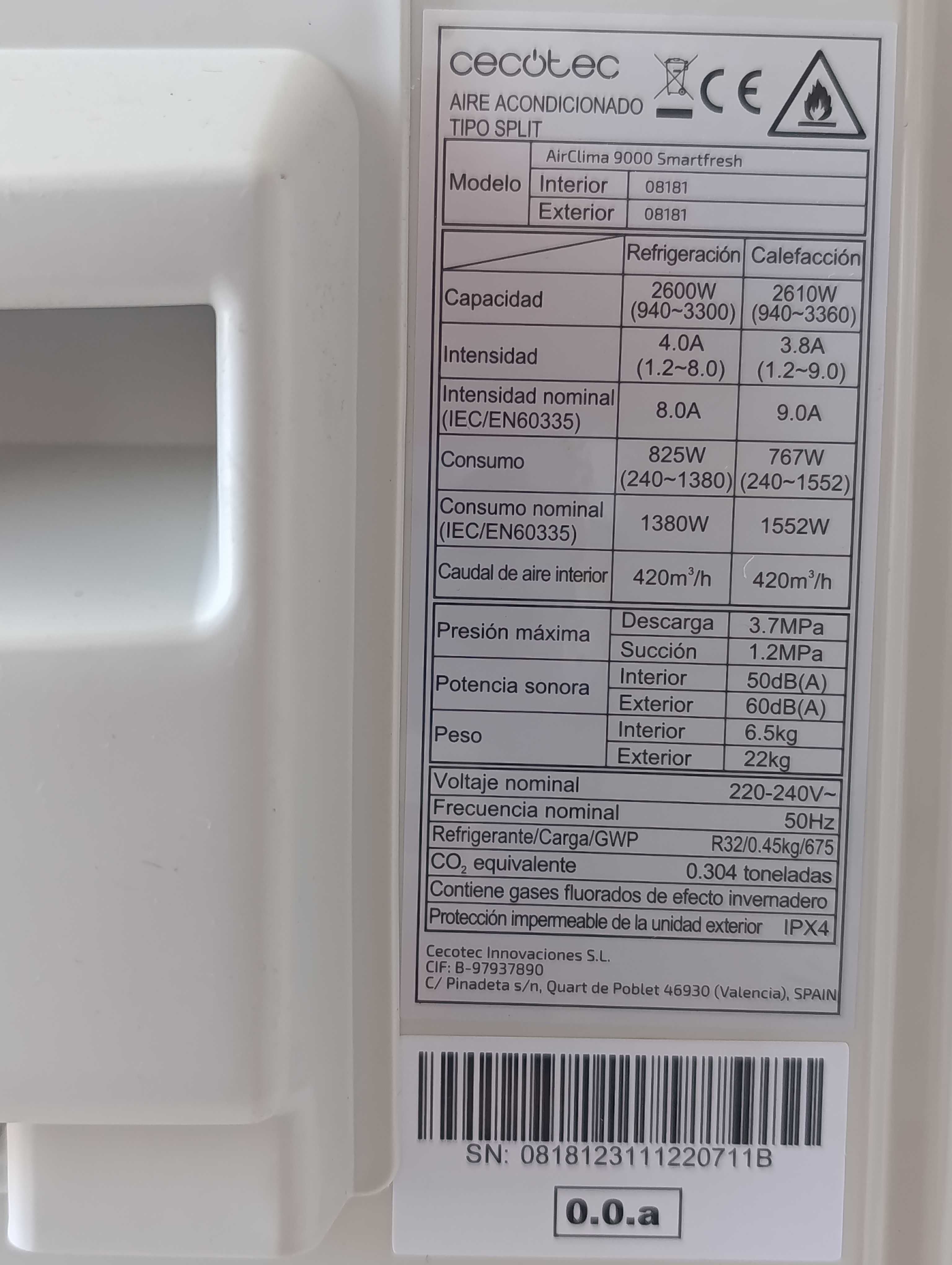 KLIMATYZACJE jednostki zewnętrzne 6 SZT