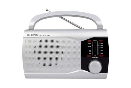 Przenośne radio EWA model 201, srebrne