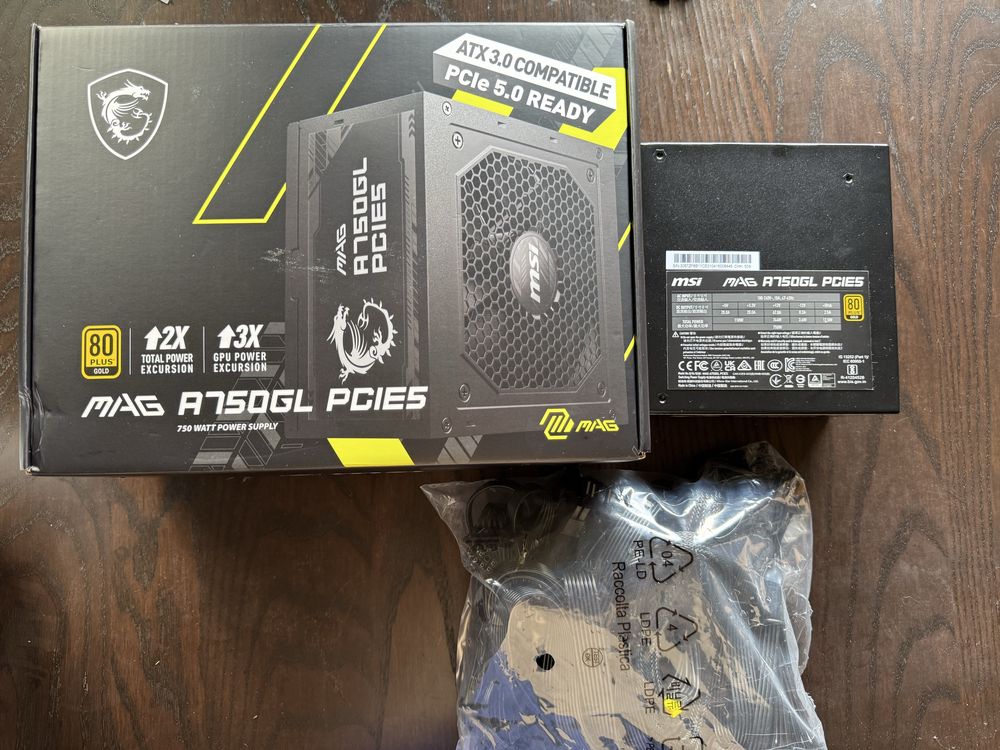 Zasilacz MSI MAG A750GL PCIE5 750W