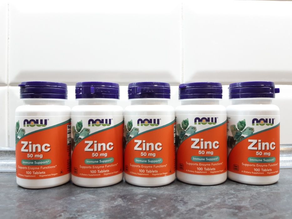 Now Foods, Zinc 50 мг (100 таб.), цинк глюконат