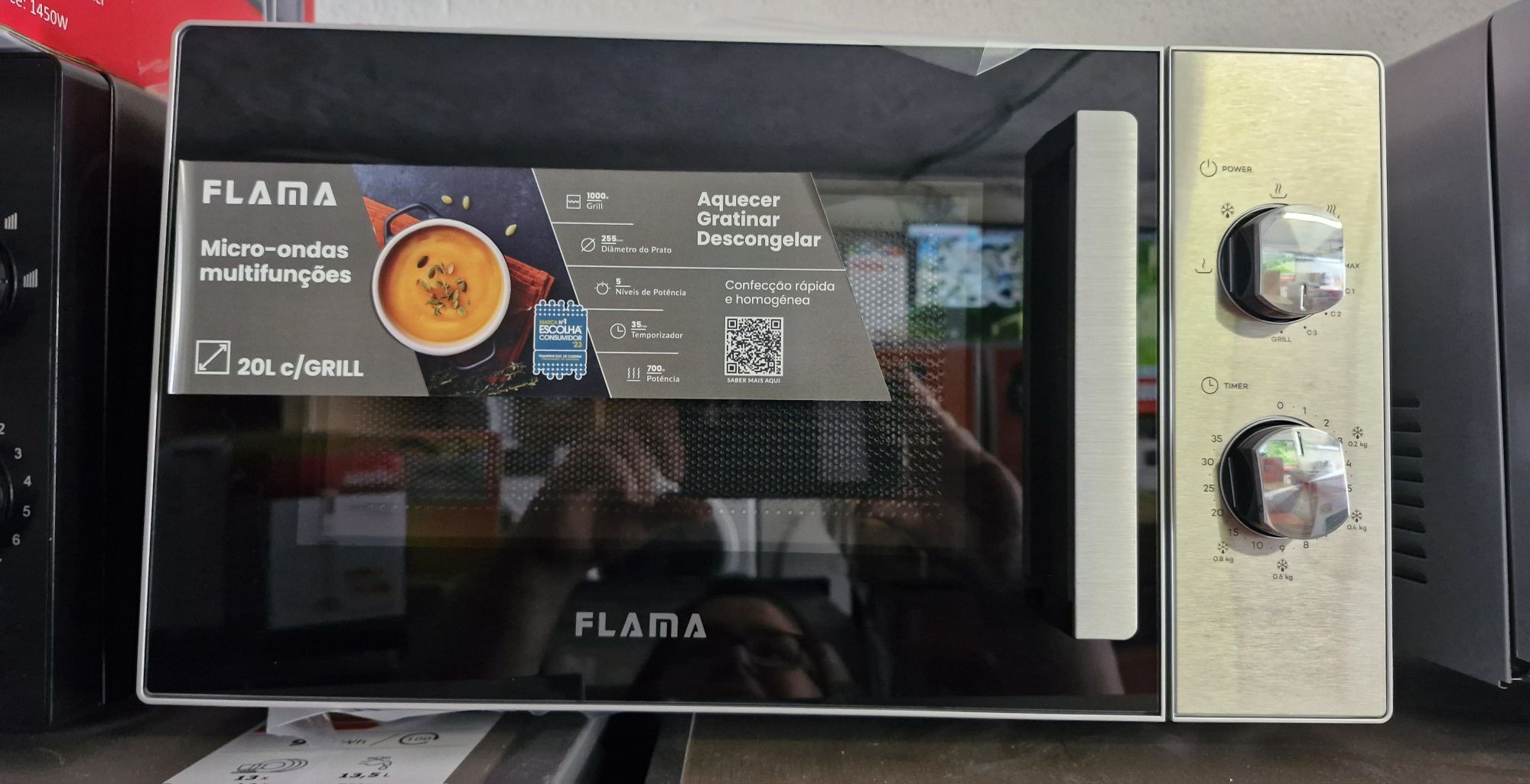 Microondas  cinza