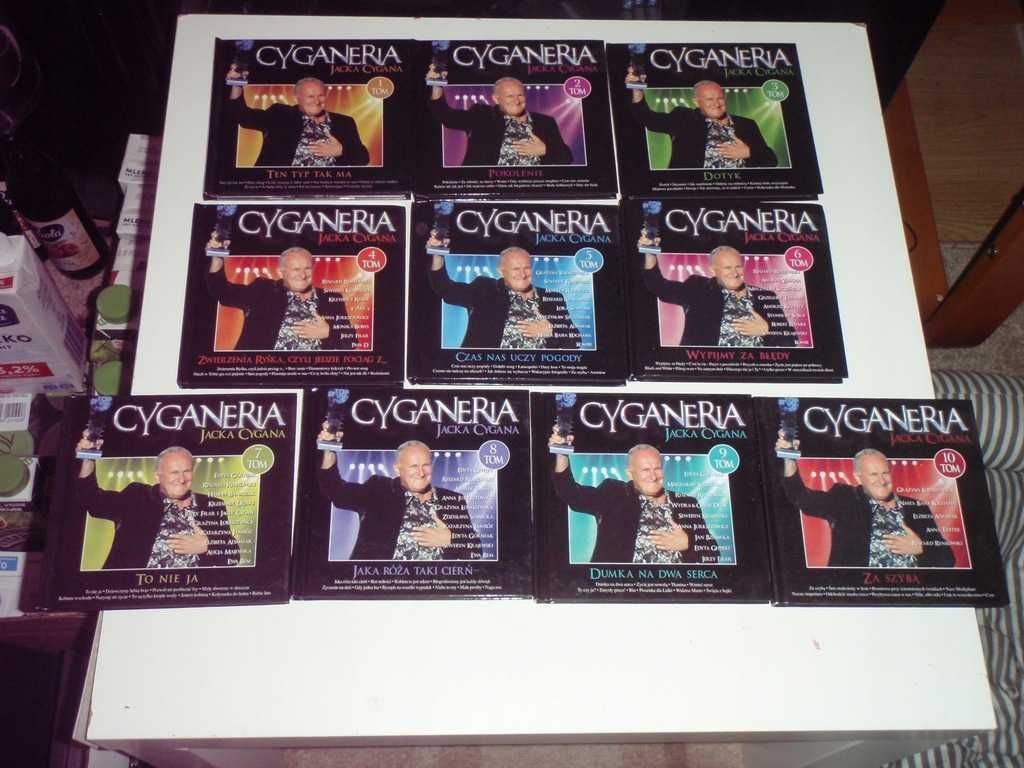 CYGANERIA Jacka Cygana komplet 10 płyt CD - UNIKAT