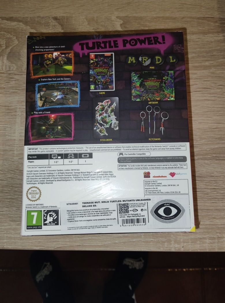 TMNT mutants Unleashed nintendo switch deluxe edition