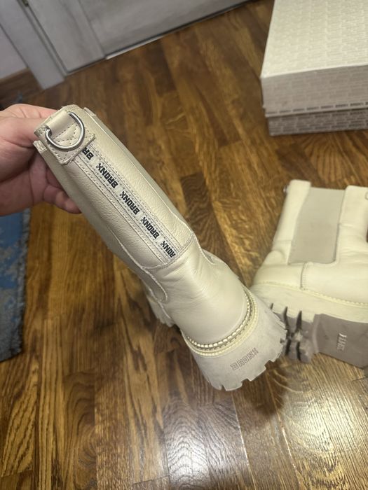 Жіночі челсі черевики чоботи Bronx натуральна шкіра