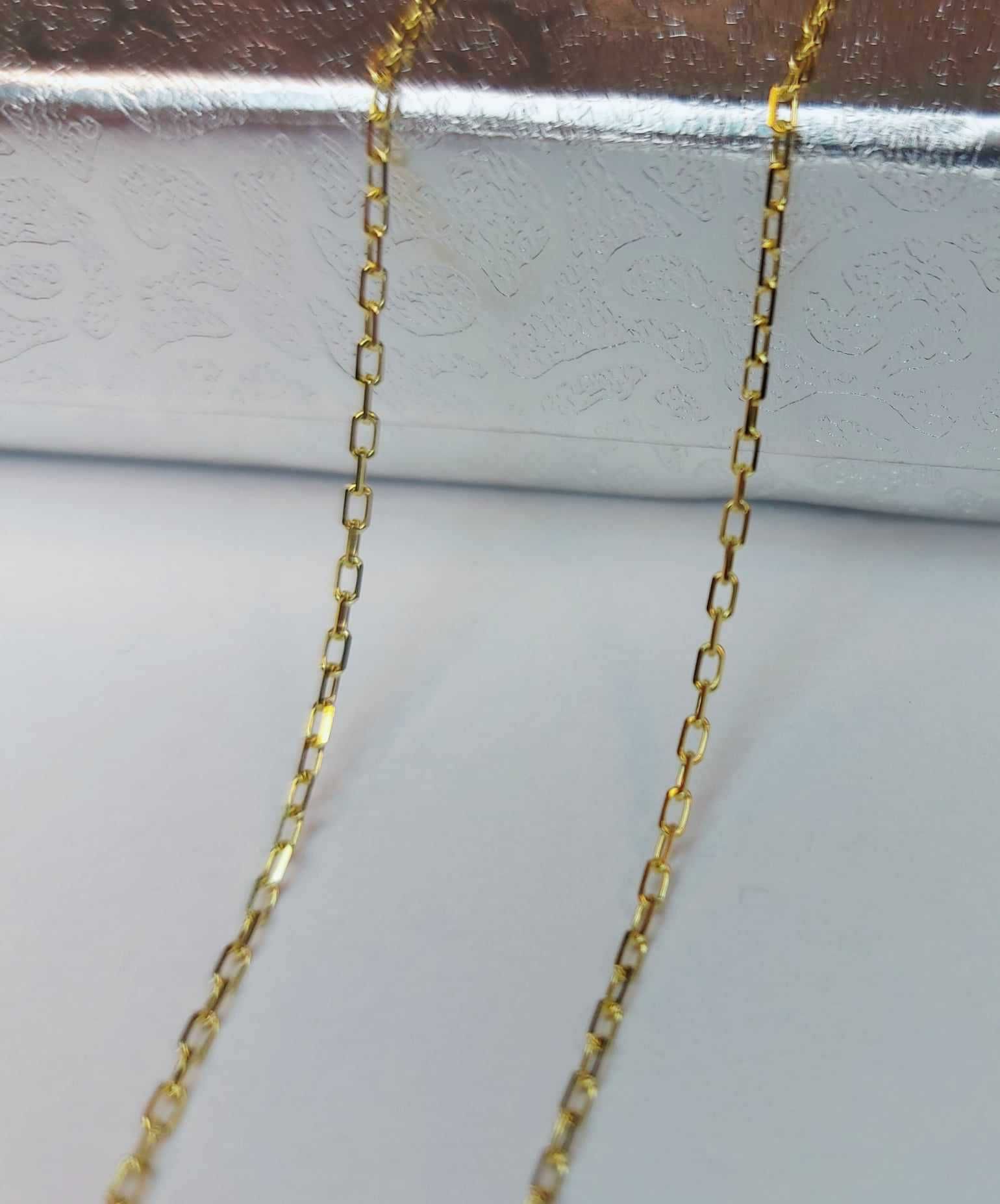 Złoty łańcuszek PR 585 Ankier 50cm /SZ