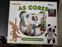 Livro Panda peças encaixar