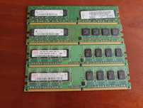 Pamięć RAM DDR2 HYNIX 1 GB * 4 moduły 667 razem 4 GB
