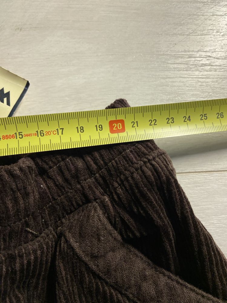 Venice r 104 sztruksy spodnie chłopięce brązowe nowe z metką