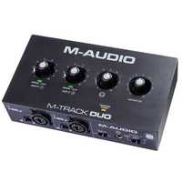 Звуковая карта M-AUDIO M-Track DUO, студийная, аудиоинтерфейс, USB