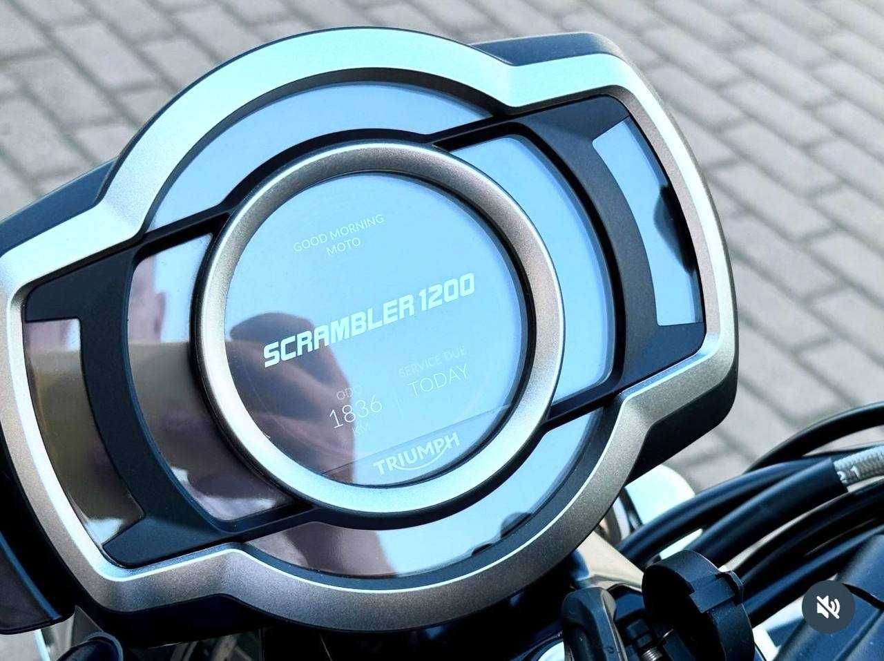 Мотоцикл Triumph Scrambler 1200сс 2019 рік 1836 км