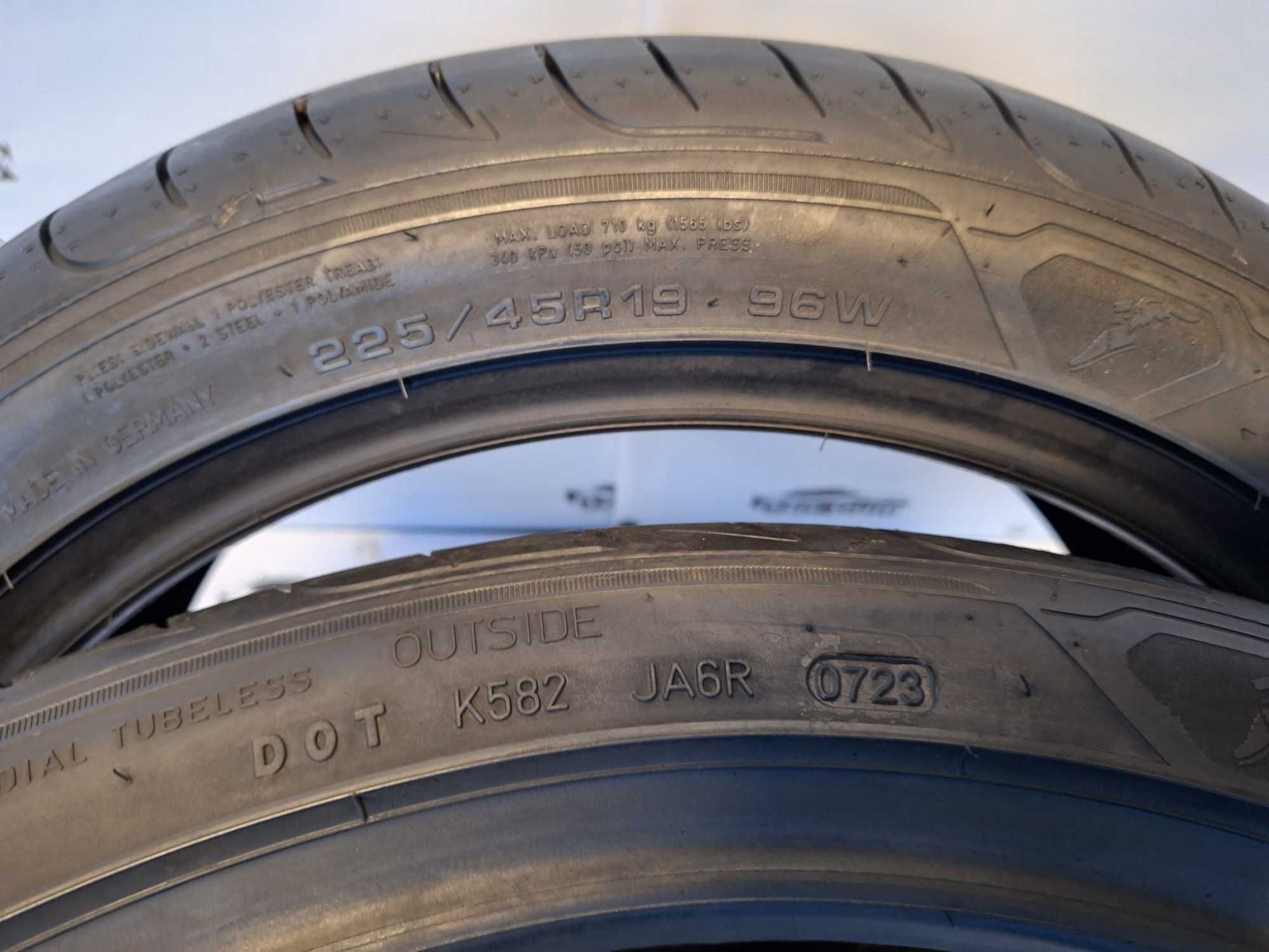 Opony 225/45 R 19 Goodyear Eagle F 1 Asymmetric 3 Jak Nowe