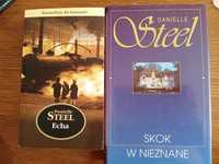 2 książki Danielle Steel "Skok w nieznane" oraz "Echa"