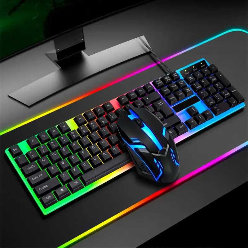 Клавиатура Игровой набор клавиатура и мышь Gaming G21B  RGB подсветкой