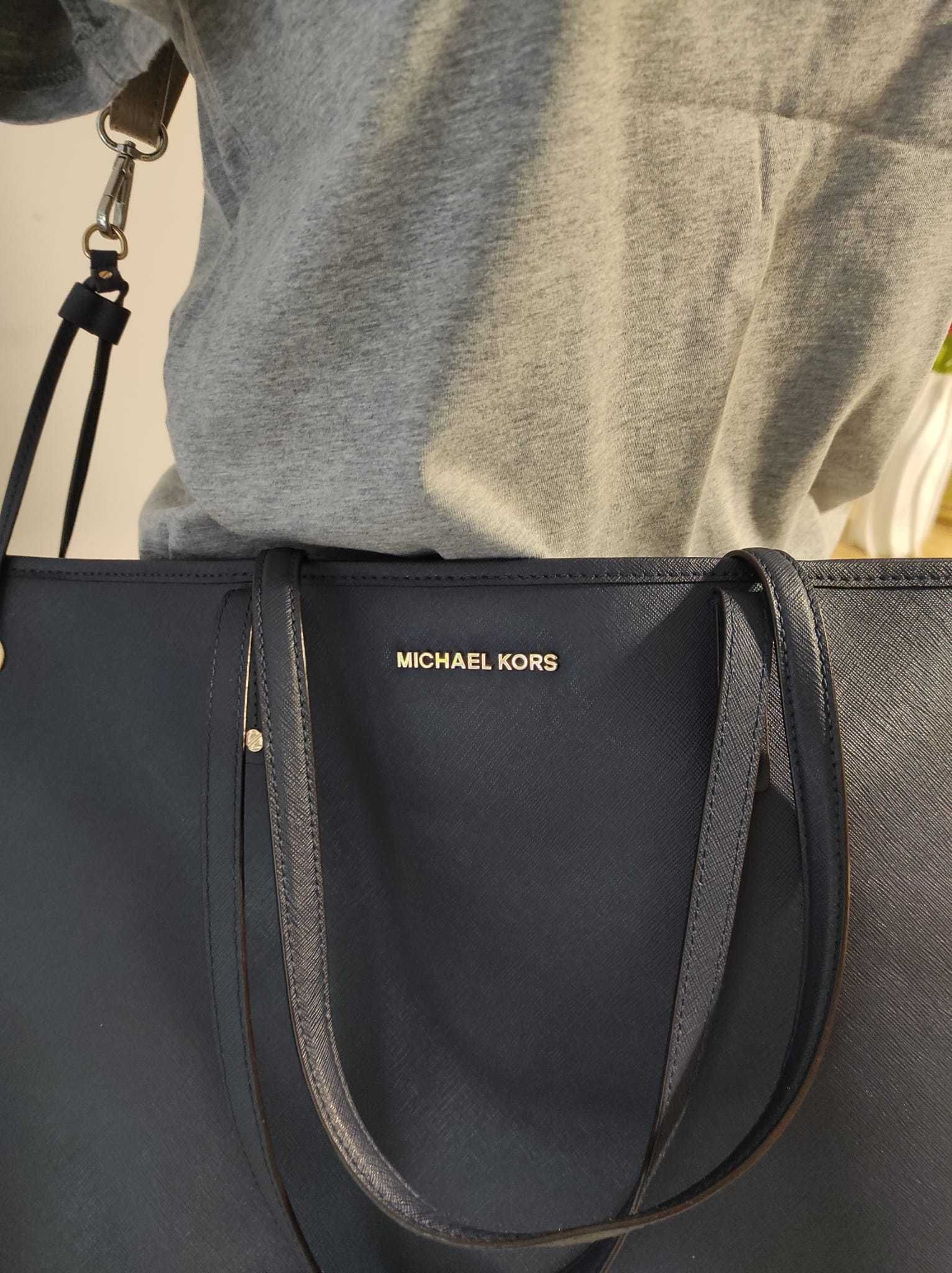 Michael Kors torba Schopper granatowa