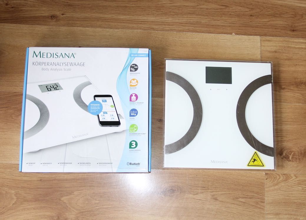 WAGA ŁAZIENKOWA MEDISANA BS 445 diagnostyczna Bluetooth elektroniczna