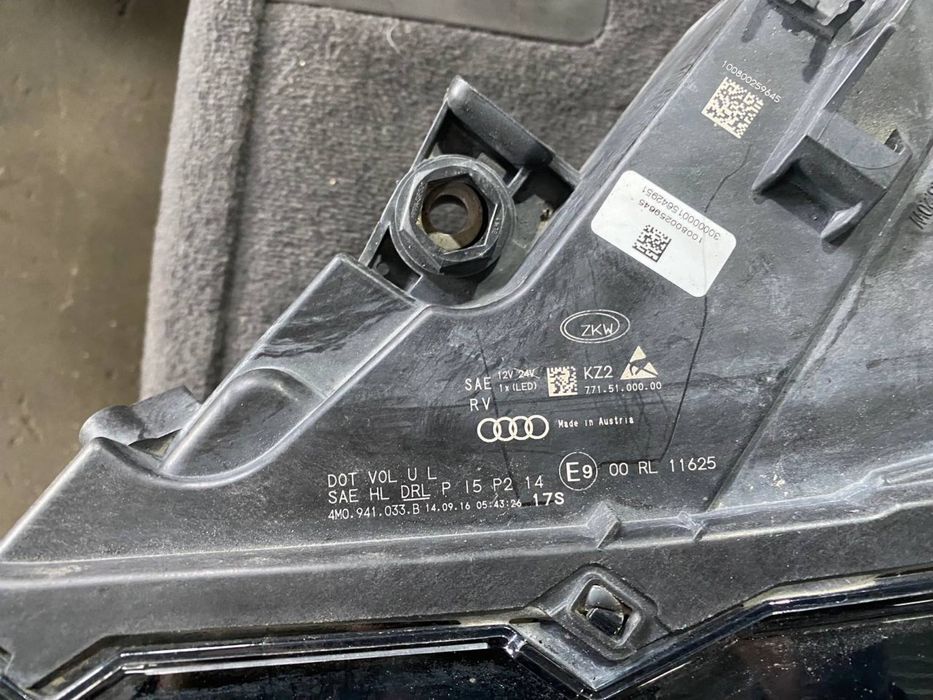 Фара Фары Audi Q5 80A Q4M 8R Q3 8U 83A A4 B9 Блок Кронштейн Регулятор