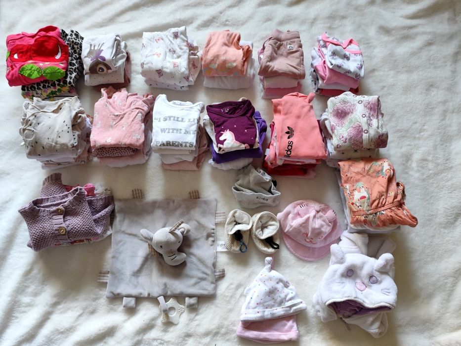 Paka ubranek 62 dla dziewczynki