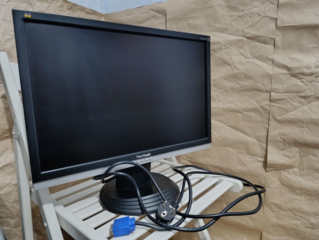 Широкоформатний Монітор 19" ViewSonic VA1916w Black