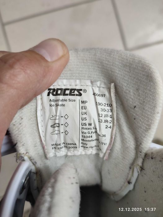 Ковзани, коньки Roces, дівчинці, розсувні 30-33