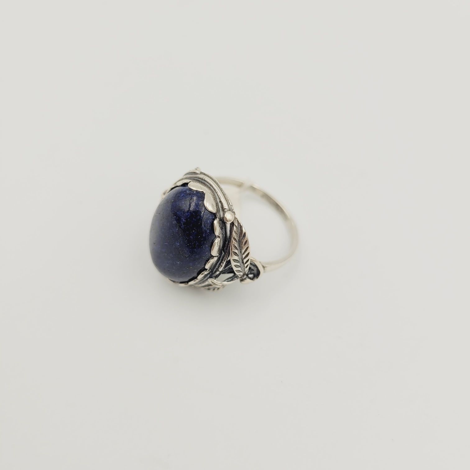 Srebrny pierścień pr 925  lapis lazuli