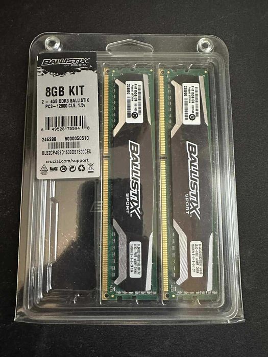 Ram 2x4GB DDR3 1600Mhz cl9