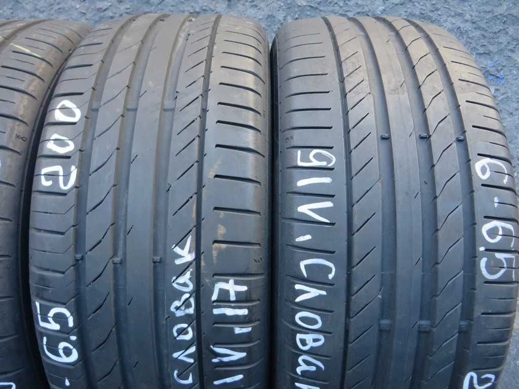 225/45 R17 91V Continental SportContact5 літо 4штуки шини бу