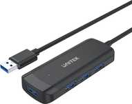 Unitek H1111E hub USB 4 USB-A 5 Gb/s stan bdb, komplet, gwarancja